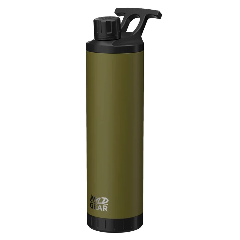 Wyld Gear Mag Flask 0,7l Trinkflasche Edelstahl od green Garantierte Lieferung