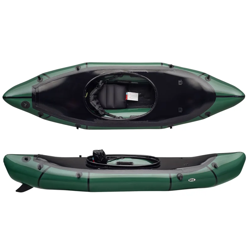 MRS Nomad S1 Deck Lake Packraft 1 Personen Rafting Luftboot mit Spritzdecke Ausverkauf