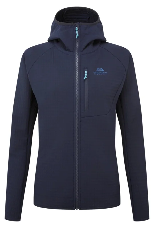Mountain Equipment Shroud Hooded Jacket Damen Fleecejacke cosmos Neue Kollektion