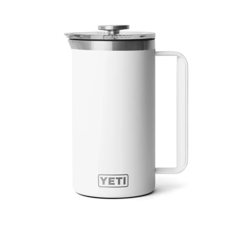 Yeti Rambler 1000ml French Press Stempelkanne Kaffeekanne white Preisreduziert