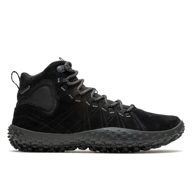 Angebot Merrell Wrapt Mid WP Damen Barfußschuhe black-black