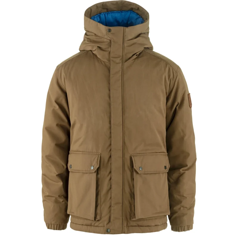 Fjällräven Övik Padded Jacket Herren Winterjacke wood brown Beliebt