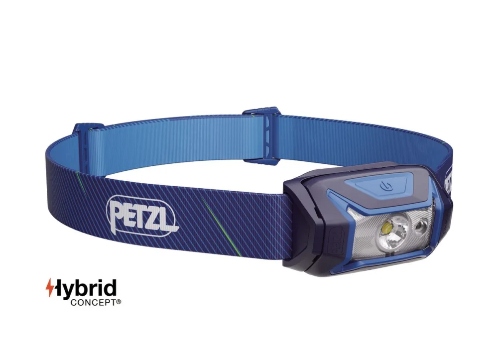 Neue Kollektion Petzl Tikka 350 Lumen Helmlampe Stirnlampe blau