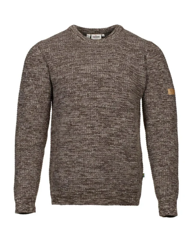 Sichere Zahlung Ivanhoe Petal Herren Wollpullover Strickpullover chocolate mouline