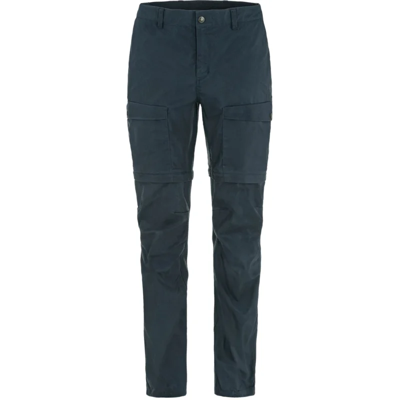 Expressversand Fjällräven Abisko Hybrid Trail Trousers Zip-off Damen Wanderhose navy