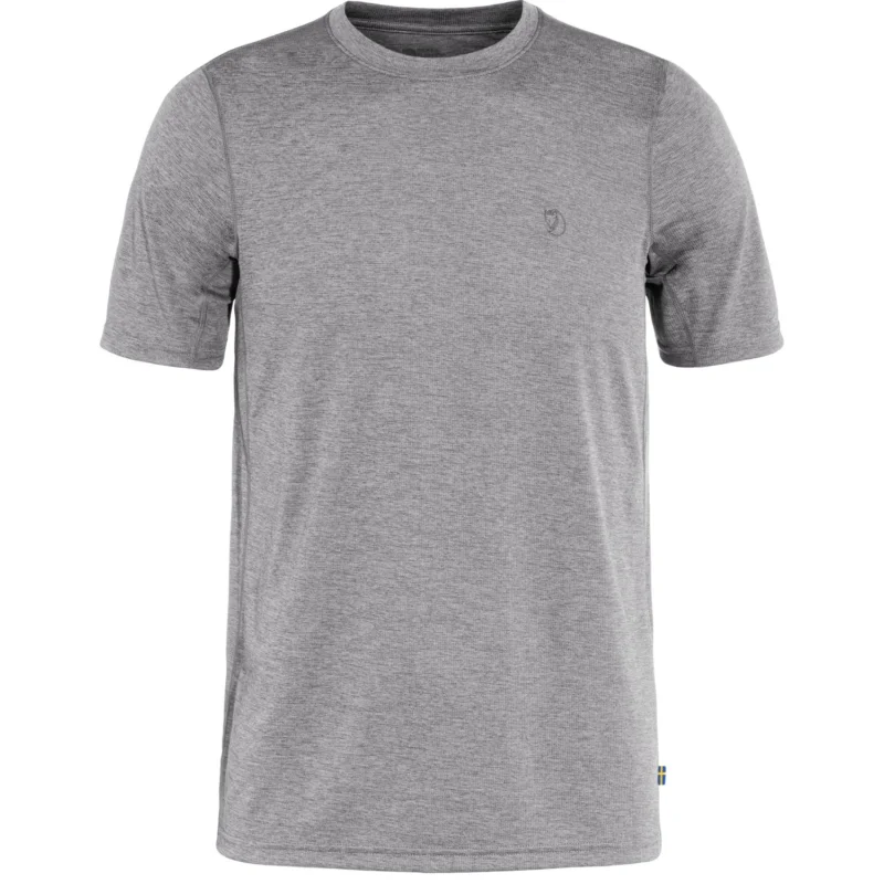 Fjällräven Abisko Day Hike Shortsleeve Herren Kurzarmshirt Funktionsshirt shark grey Bestpreis