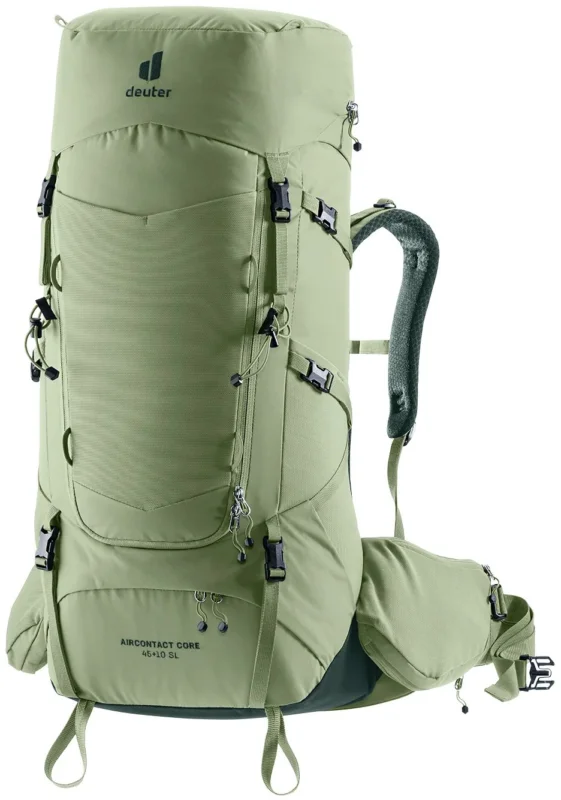 Deuter Aircontact Core 45+10 SL Damen Trekking Rucksack grove-ivy Abverkauf