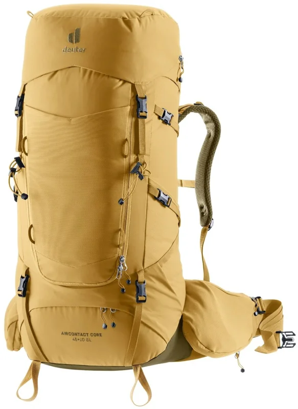 Deuter Aircontact Core 45+10 SL Damen Trekkingrucksack savanna-nori Echt