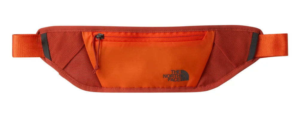 Abverkauf The North Face Sunriser Run Belt Laufgürtel Bauchtasche lava red-iron clay