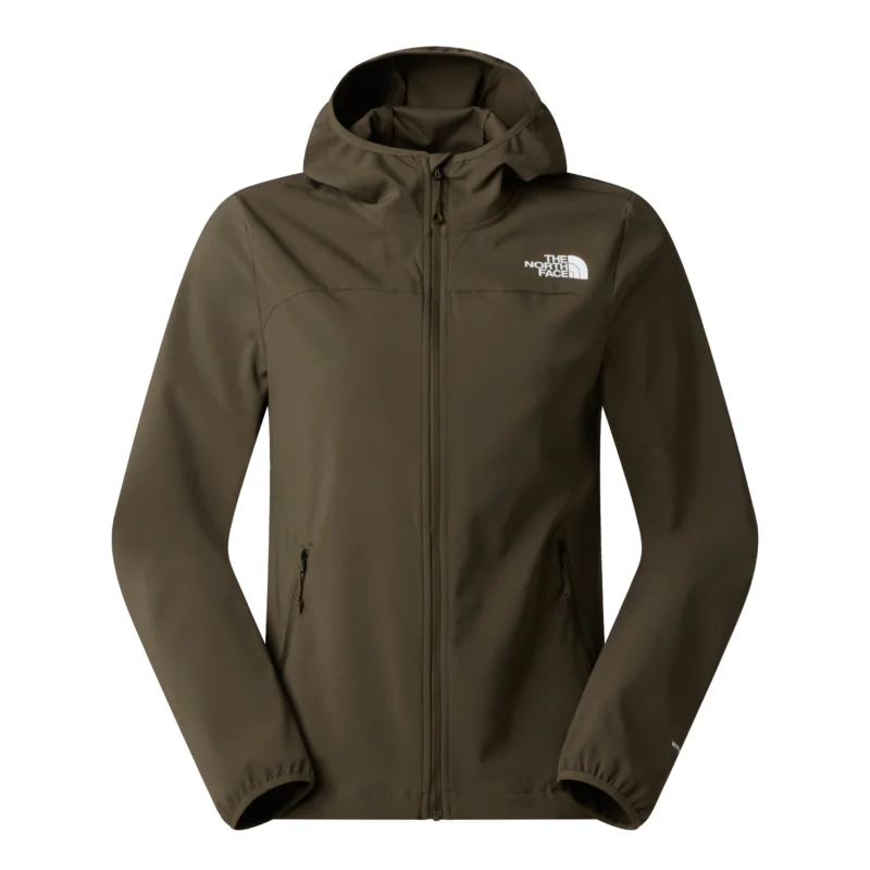 Sonderangebot The North Face Nimble Hoodie 2 Damen Softshelljacke new taupe green