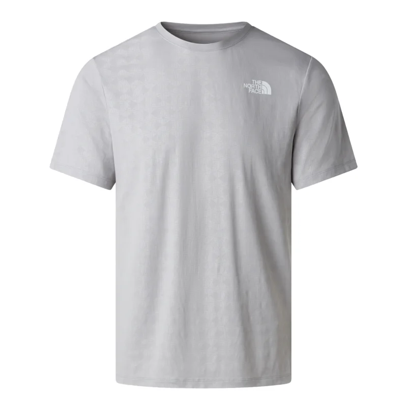Markenware The North Face 24/7 Pentadome Embossed Reg Shortsleeve Herren T-Shirt meld grey