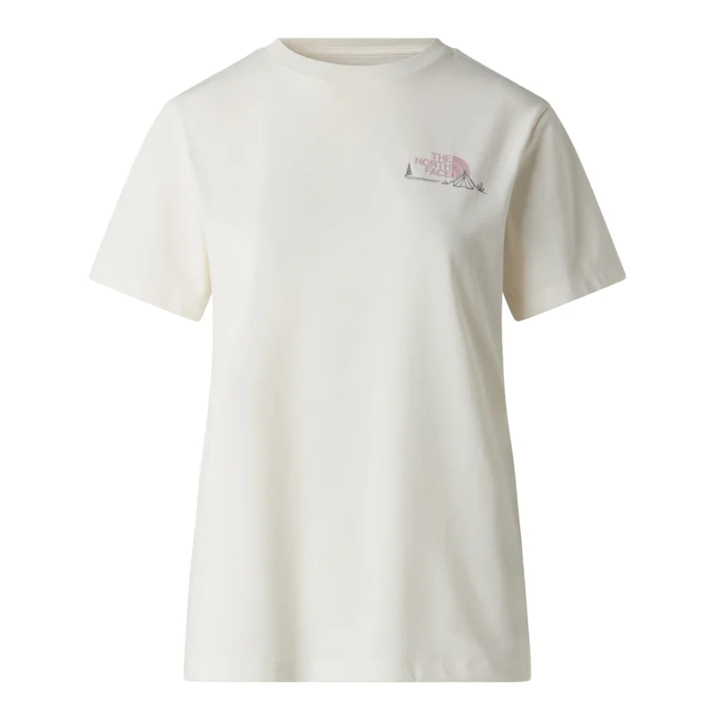 Online Kaufen The North Face Monte Regular Shortsleeve Graphic Damen T-Shirt white dune