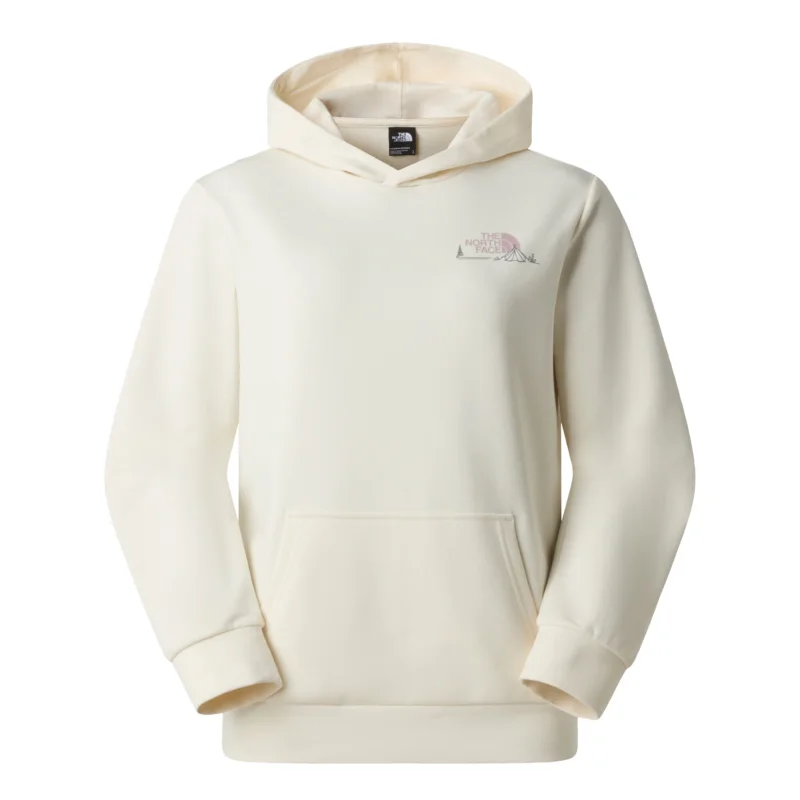 Nur Heute The North Face Monte Regular Hoodie Damen Pullover graphic white dune