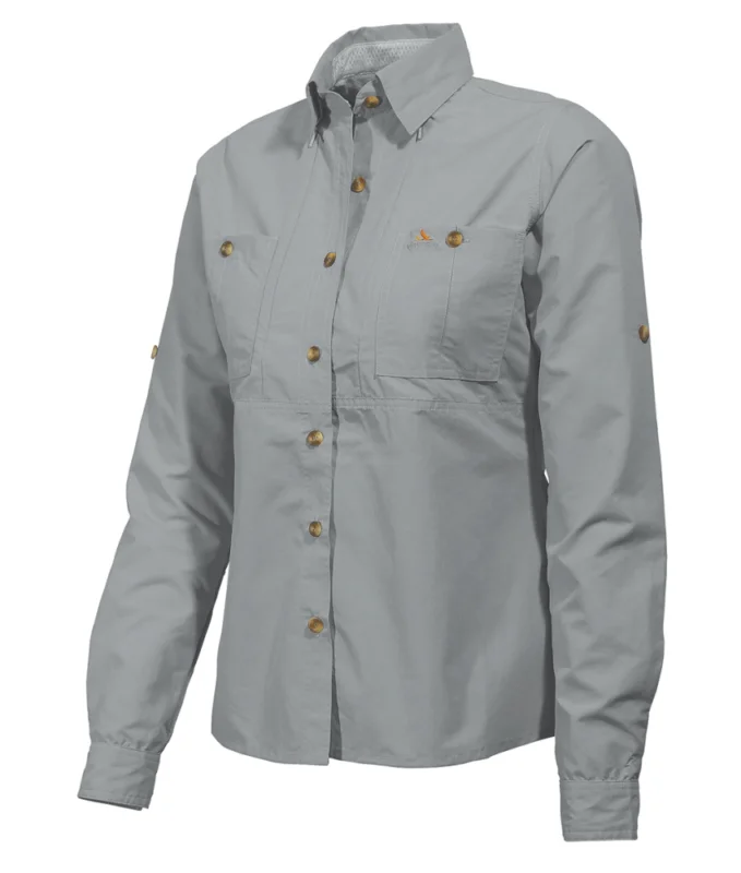 Viavesto Eanes Damen Hemd Bluse langarm grau Begrenztes Angebot