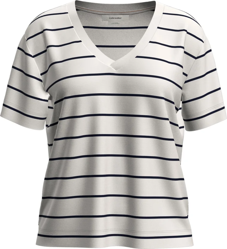 Geprüft Icebreaker Merino 150 Tech Lite Shortsleeve Tee T-Shirt Damen undyed-midnight navy-snow
