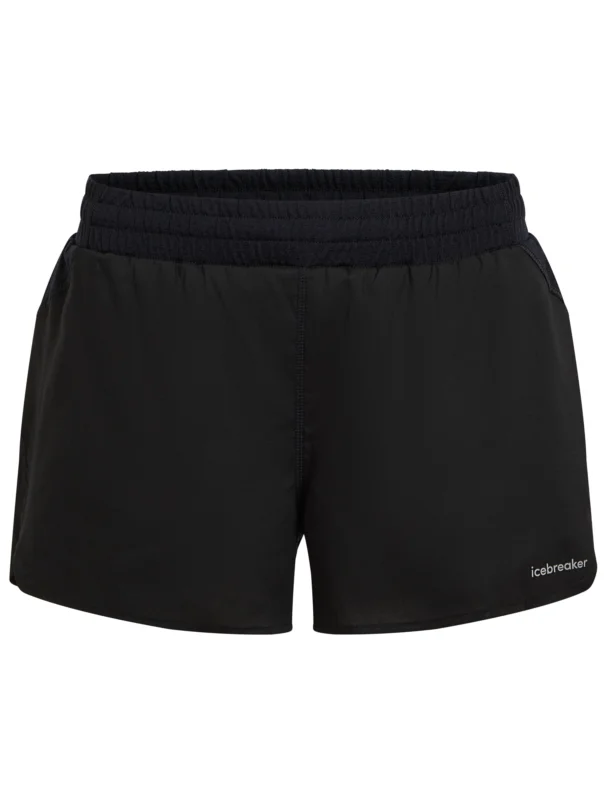 Finale Aktion Icebreaker Merino ZoneKnit Speed Shorts Laufshorts Damen black