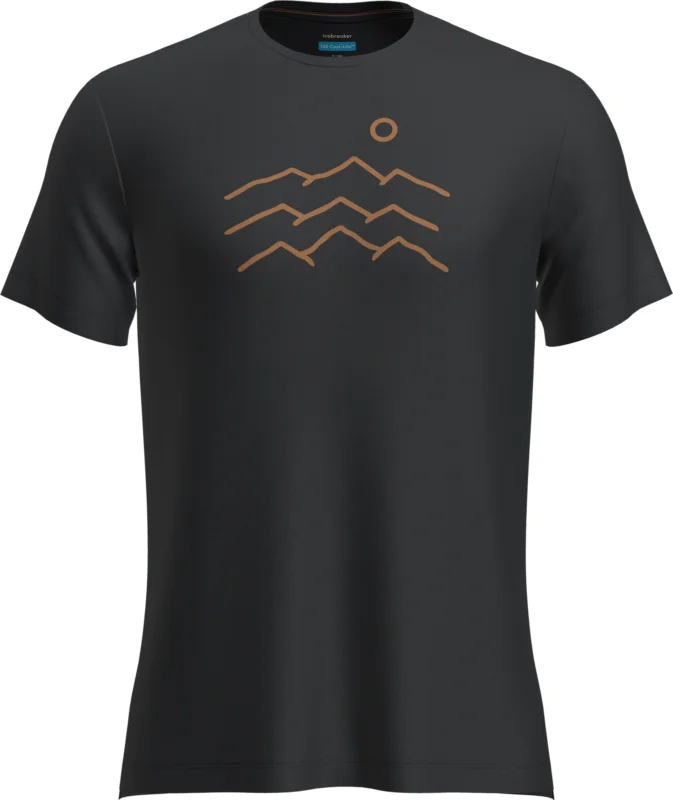 Icebreaker Merino 125 Cool-Lite Sphere Shortsleeve The Peaks T-Shirt Herren black Jetzt Kaufen