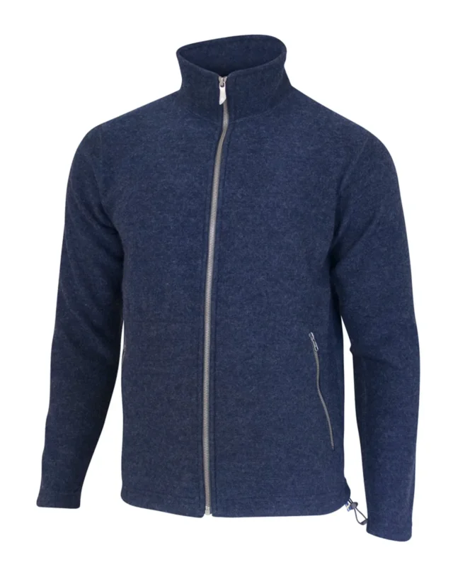 Top-Seller Ivanhoe Bruno full zip Herren Wolljacke light navy