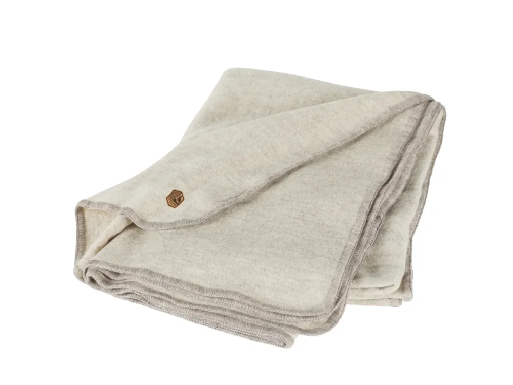 Ivanhoe NLS Blanket solid Decke Wolldecke birch Preis Gesenkt