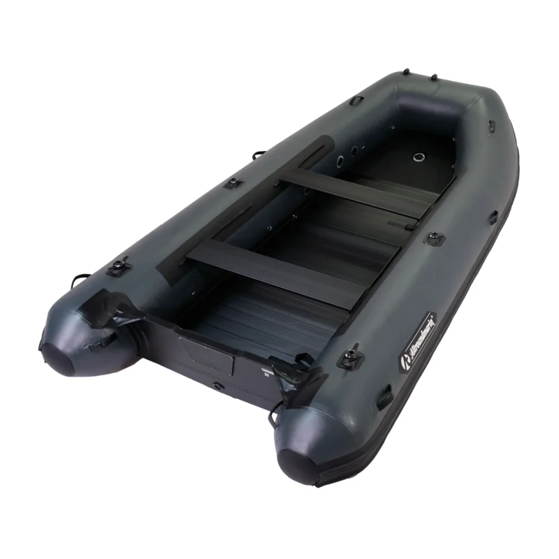 Must-Have Allroundmarin Predator 350 Schlauchboot Angelboot Alu-Boden grau