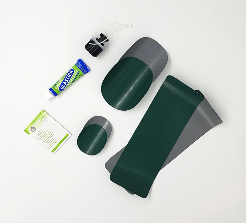 Gumotex Reparaturset für Nitrilon Kajaks grün Expressversand