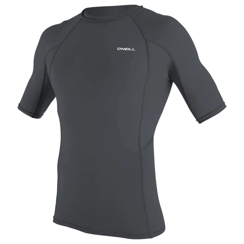 Meistverkauft ONeill Basic Skins Shortsleeve Rash Guard Herren grau