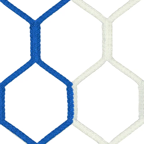 Rete da porta HEXA (blu-bianca) - 5 x 2 m, 4 mm PP, 80/150 cm Schneller Versand