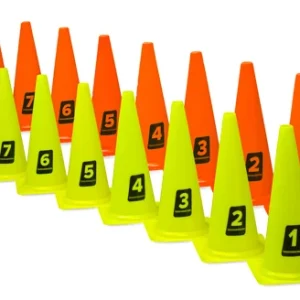 Set da 8 coni numerati (1-8) - 2 colori Billig
