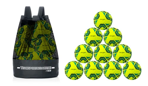Set da 10 palloni - Pallone da allenamento T-PRO Hybrid Indoor (misura 4) - incl. sacca per palloni T-PRO Preiswert