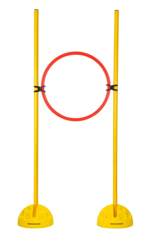 Agility set met springring - 120 cm en 7 delig Markenware