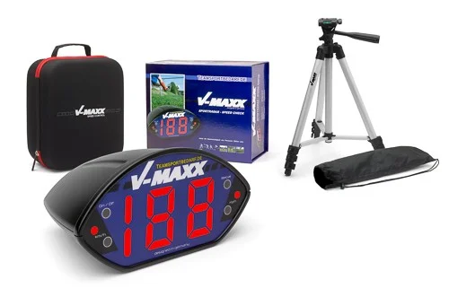 Finale Aktion V-MAXX sportradar - snelheidsmeter incl. statief