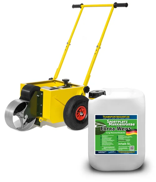 Sportveld - Kalkwagen (Roll-liner) + 1 bus extra wit 14 kg Billig