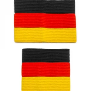 Aanvoerdersband Duitsland - zwart-rood-goud Echt