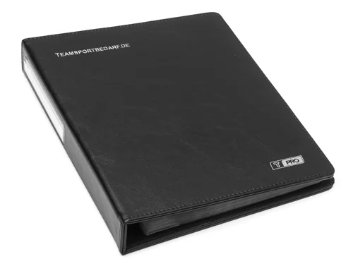 Billig T-PRO map voor trainingskaarten (leer) - DIN A5
