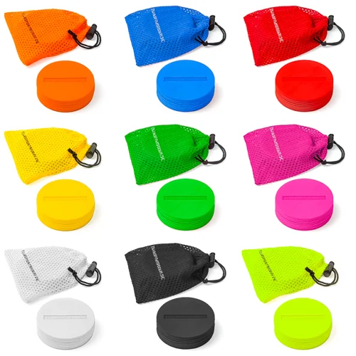Markeringsschijven Ø 8,0 cm (9 kleuren) - set van 10 Kracherpreis