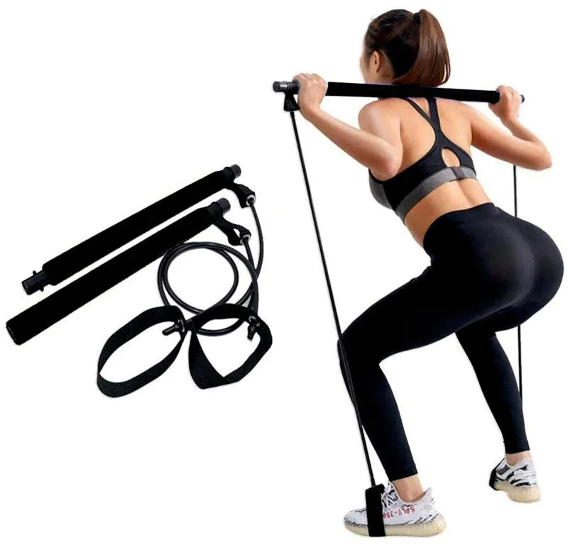 Pilates bar (weerstandsband) - zwart Geprüft