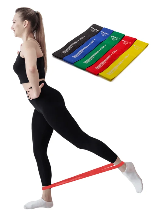 Heißes Angebot T-PRO fitness banden van Stof 60 cm - weerstandsband 5 sterktes