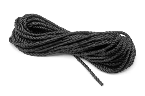 Touw voor bevestiging doelnetten (zwart) - 2 lengtes Beliebt