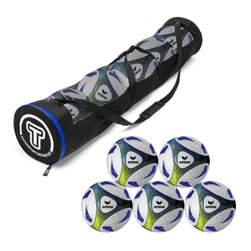 Nur Für Kurze Zeit 5x Erima Hybrid training wedstrijdballen (maat 5) - incl. ballenzak