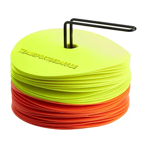 Floormarkers NEON ø 15,5 cm - set van 24 platte markeerschijven Preis Gesenkt