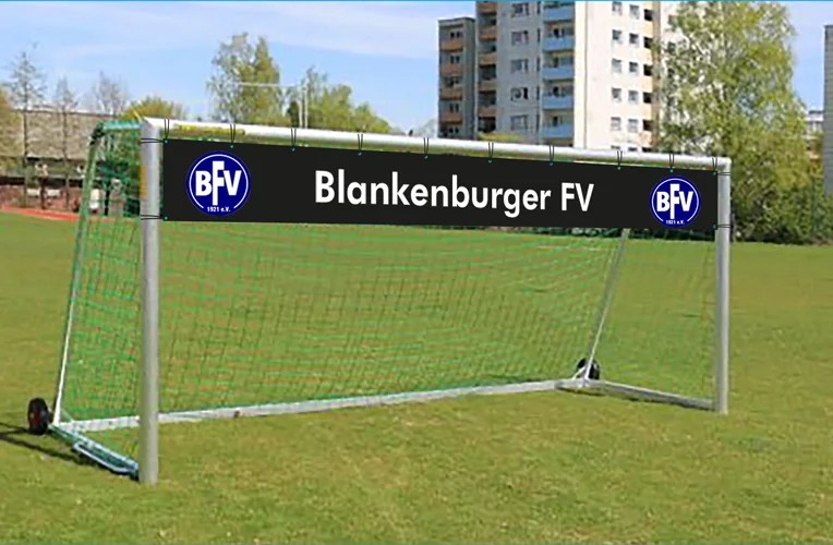 Goal-Downsizer (doelverlaging) voor doelen 5 x 2 m - met eigen print Billig