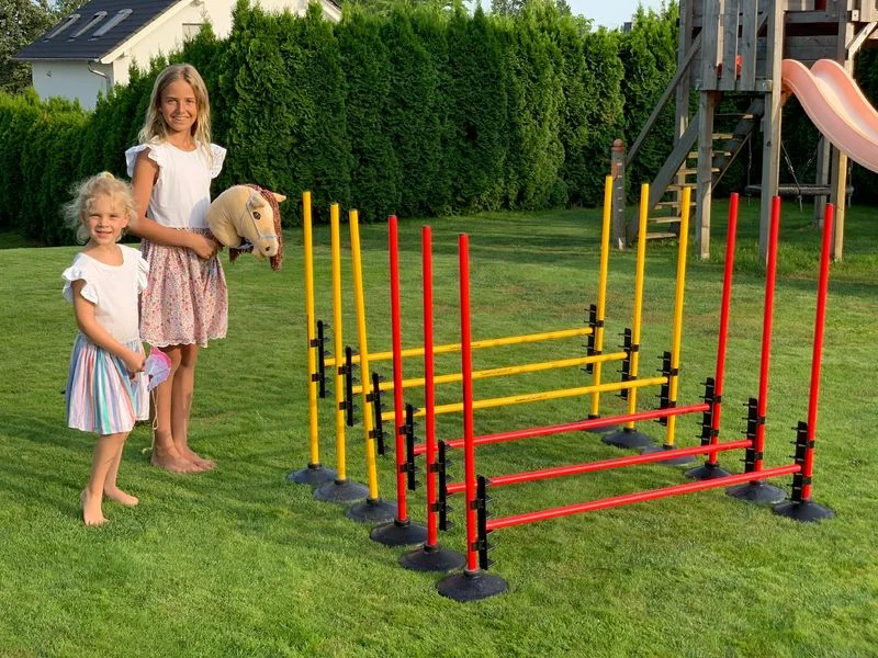Neue Ware Set van 6 hindernissen voor Hobby-Horsing - indoor/outdoor