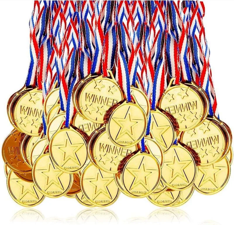 100 gouden medailles voor kinderen - inclusief lint Super-Preis