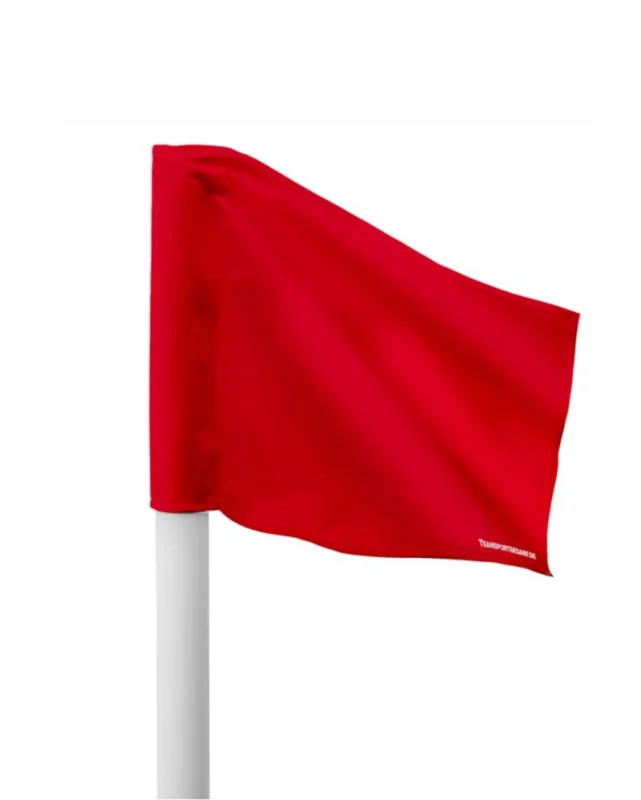 Hoekvlag voetbal voor hoekpalen ø 25 mm - rood Aktuell