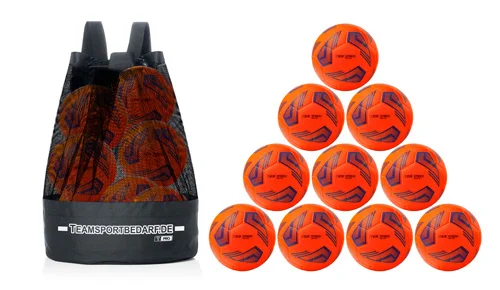 10x T-PRO Hybrid Lite 350 voetballen (maat 5) - incl. T-PRO ballenzak Sichere Zahlung