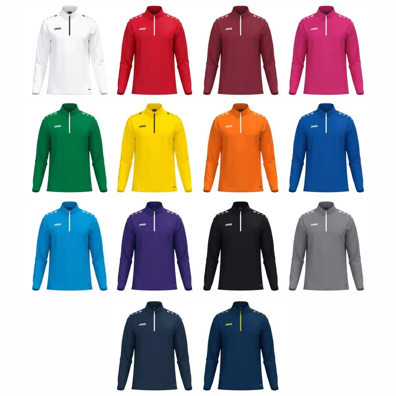 Sonderangebot JAKO Ziptop One Sport Sweater - 14 kleuren, 12 maten