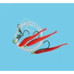 Softfish Rig , schwarz/rot Solange Der Vorrat Reicht
