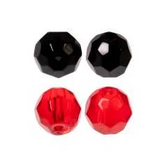 Faceted Glass Beads Abverkauf