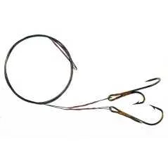 1x7 Stahl grau mit Ryderhaken und Schlaufe 50cm Preisknaller