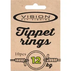 TIPPET RINGS - Vorfachringe (Fliegenfischen) - 12 u. 20kg Sale